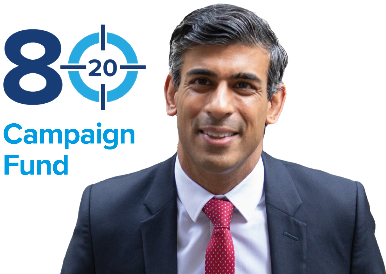 Rishi backing 80:20 seats for the next General Election
