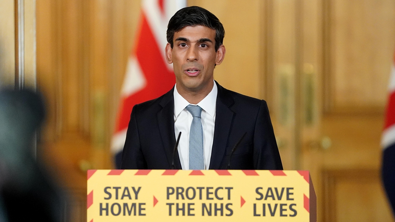 20/04/2020. London, United Kingdom. Chancellor Rishi Sunak holds the Daily Covid-19 Press Conference with Deputy Chief Scientific Adviser, Angela Maclean and PHE Medical Director, Yvonne Doyle in 10 Downing Street. Picture by Pippa Fowles / No 10 Downing Street.