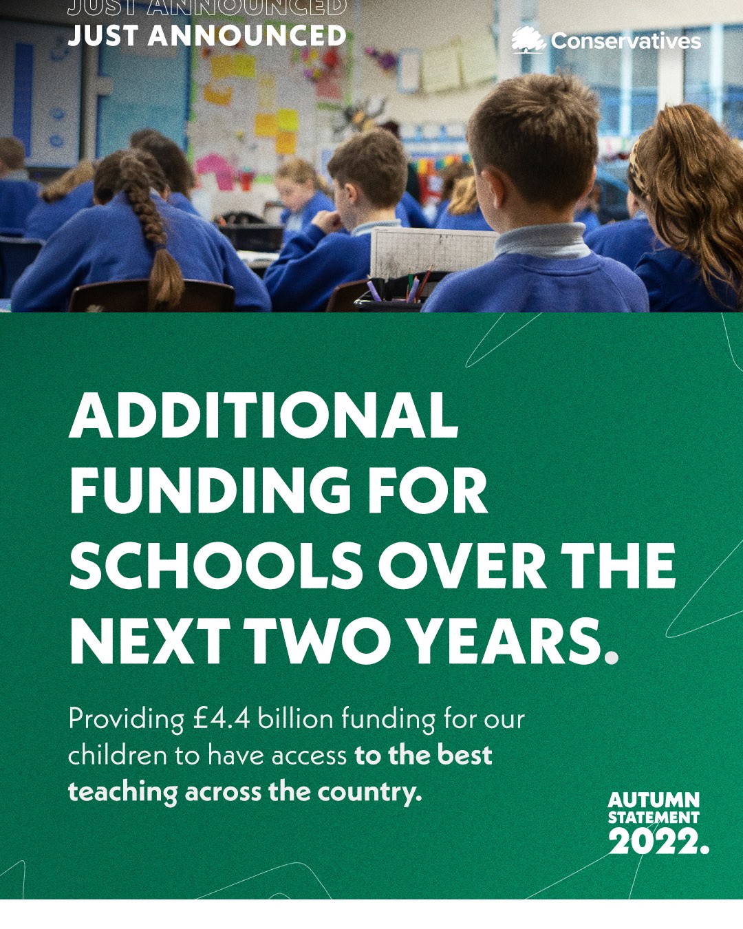 Increasing schools funding