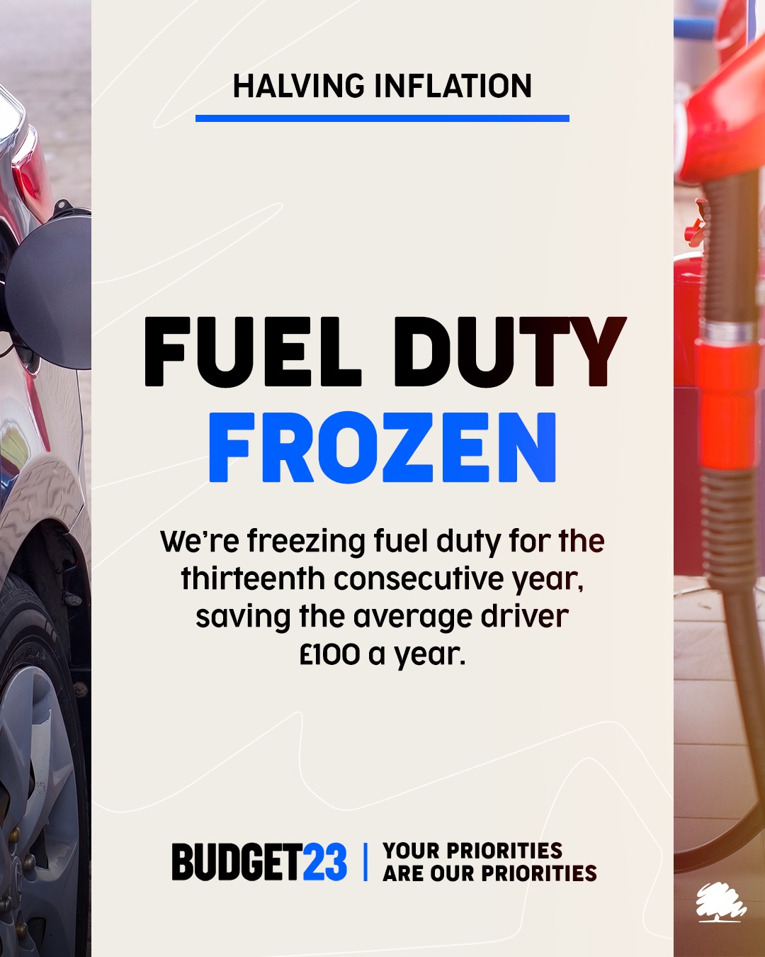 Fuel duty frozen again