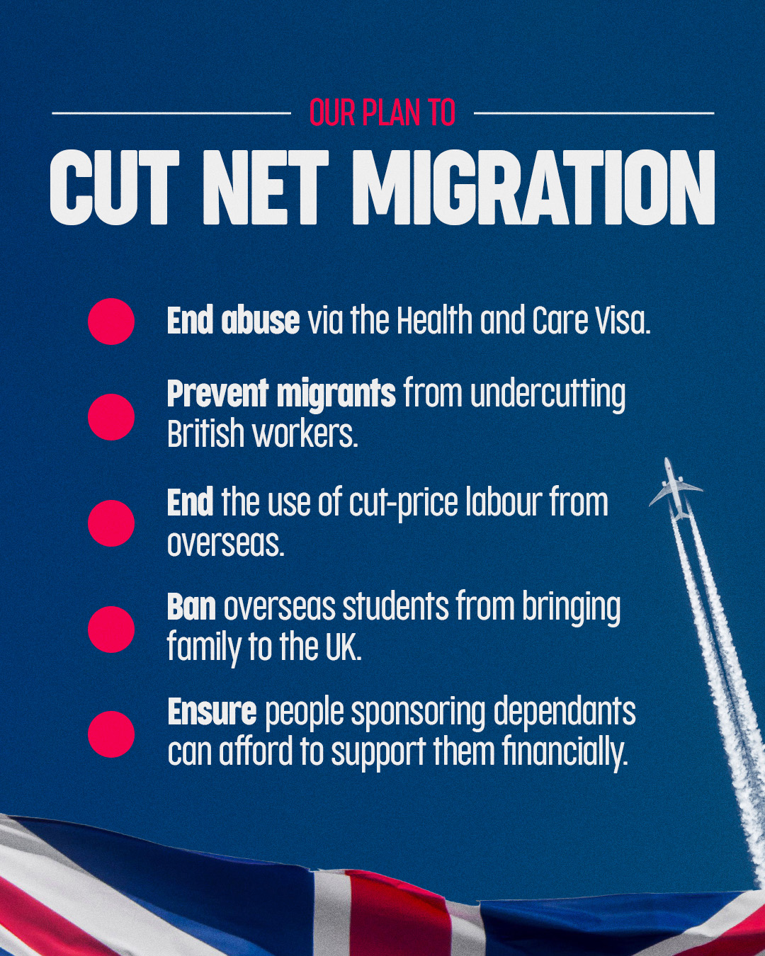 Our plan to deliver the biggest ever cut in net migration