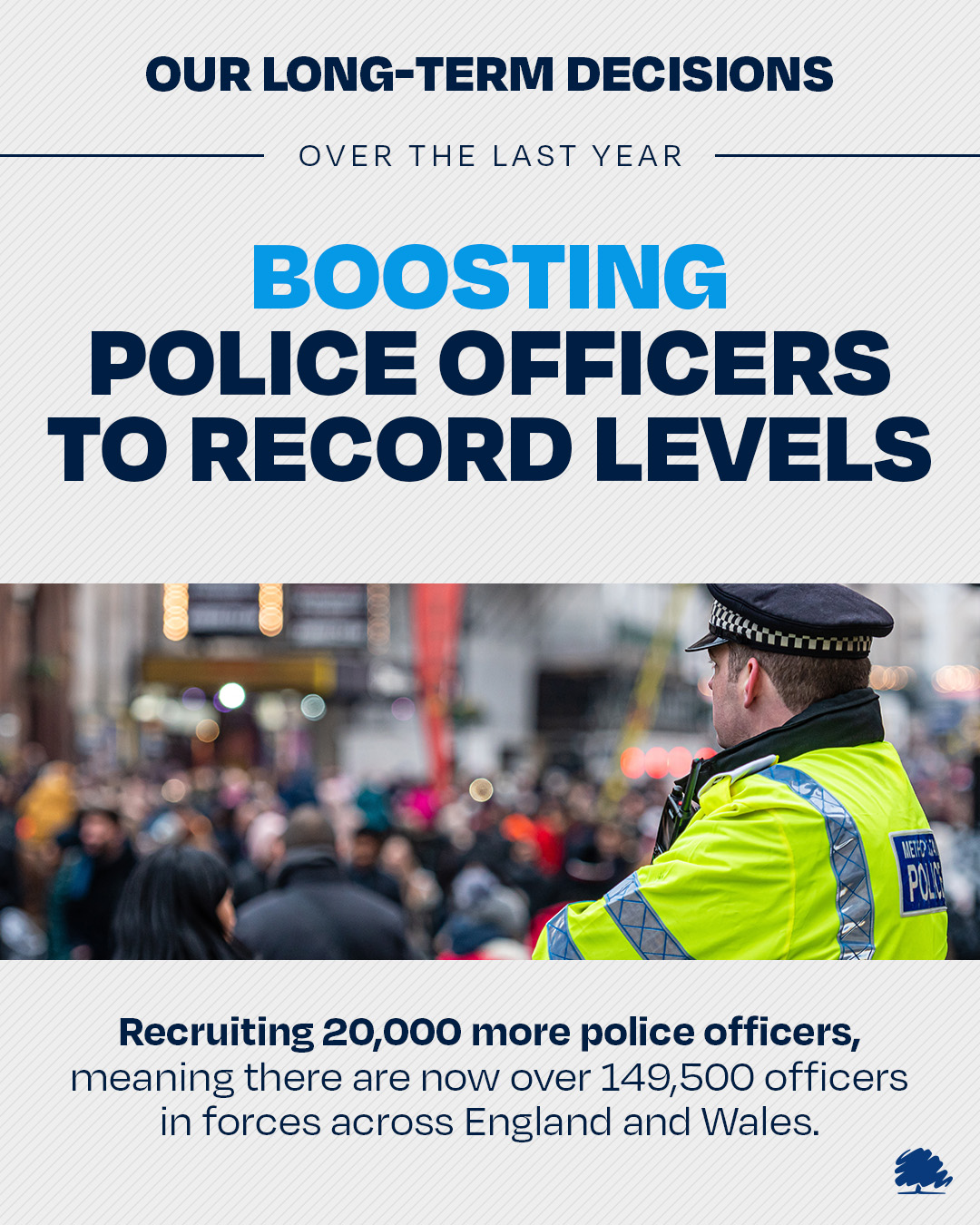Record numbers of police officers